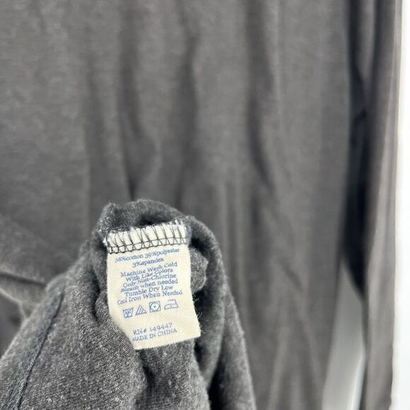 The Normal Brand Sweater Size Large Mens Gray 1/4 Zip Pullover Mock Neck Stretch - Picture 8 of 8